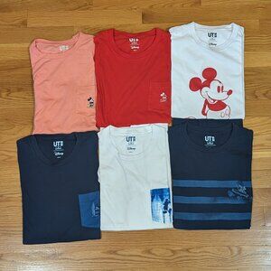 UNIQLO DISNEY GRAPHIC TEES (x6)